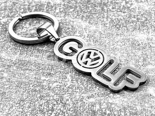 Oceľová kľúčenka VW GOLF